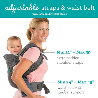 ComfortShield Convertible 4 in 1 Ergonomic Baby Carrier