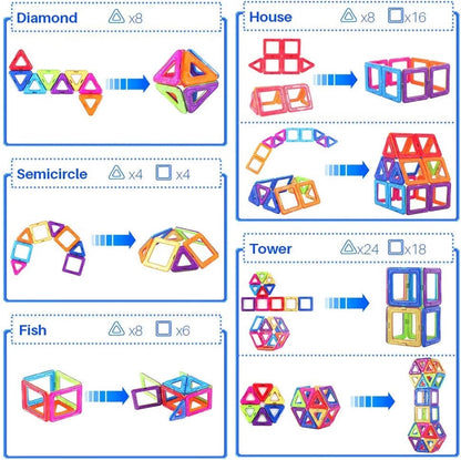 CreatiTiles Magnetic Builder Set