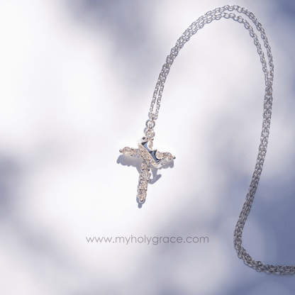 Divine Crown & Cross Necklace