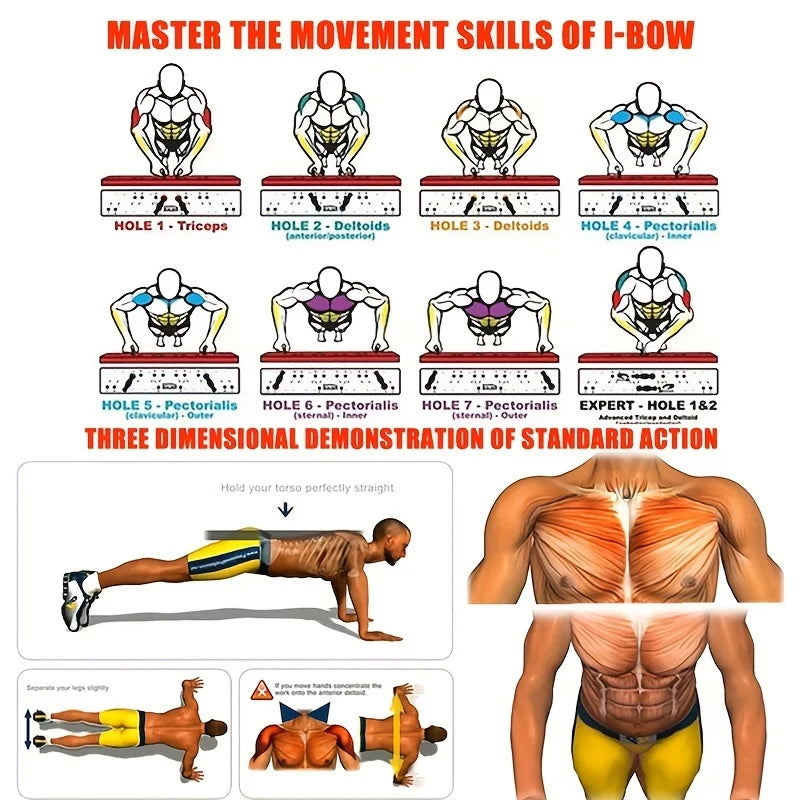 Transformative Portable Pushup Board